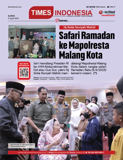 Edisi Kamis, 6 April 2023: E-Koran, Bacaan Positif Masyarakat 5.0