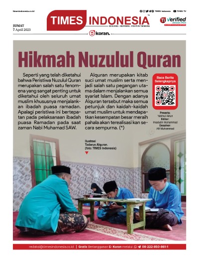 Edisi Jumat, 7 April 2023: E-Koran, Bacaan Positif Masyarakat 5.0