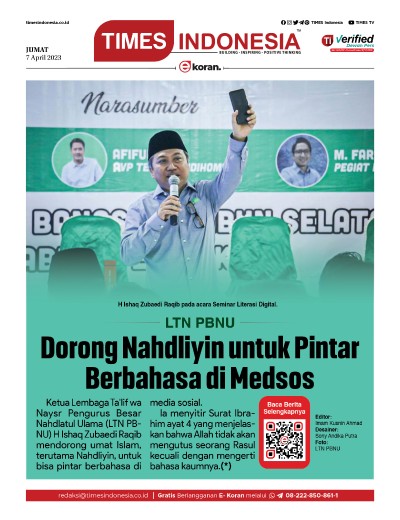 Edisi Jumat, 7 April 2023: E-Koran, Bacaan Positif Masyarakat 5.0