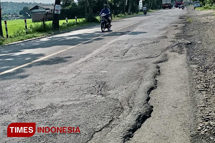 Waspadai Jalan Rusak di Beberapa Titik Bagi Pemudik Tujuan Probolinggo
