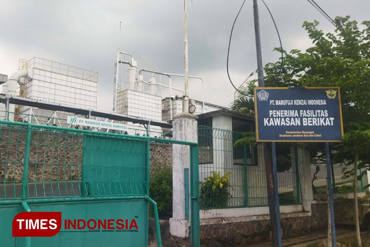 PT Marufuji Kenzai Indonesia yang terletak di Ngoro Industrial Park. (Dok. TIMES Indonesia)