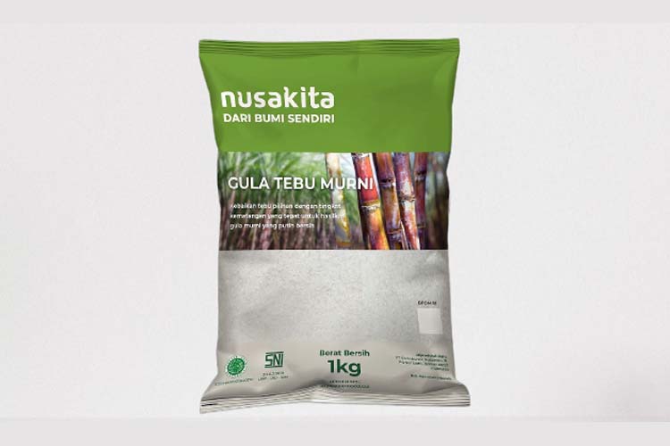 Gula premium Nusakita kemasan satu kilogram. (Foto: Humas PG Glenmore for TIMES Indonesia)