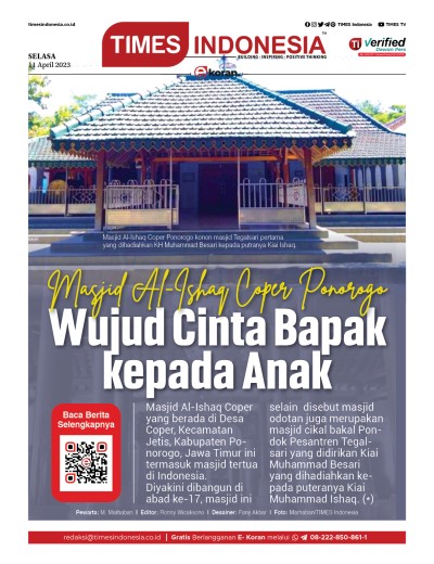 Edisi Selasa, 11 April 2023: E-Koran, Bacaan Positif Masyarakat 5.0