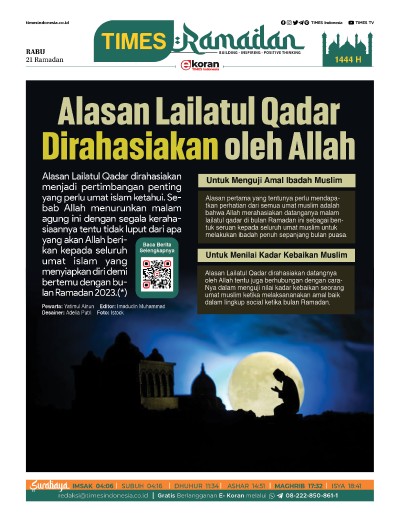 Edisi Rabu, 12 April 2023: E-Koran, Bacaan Positif Masyarakat 5.0