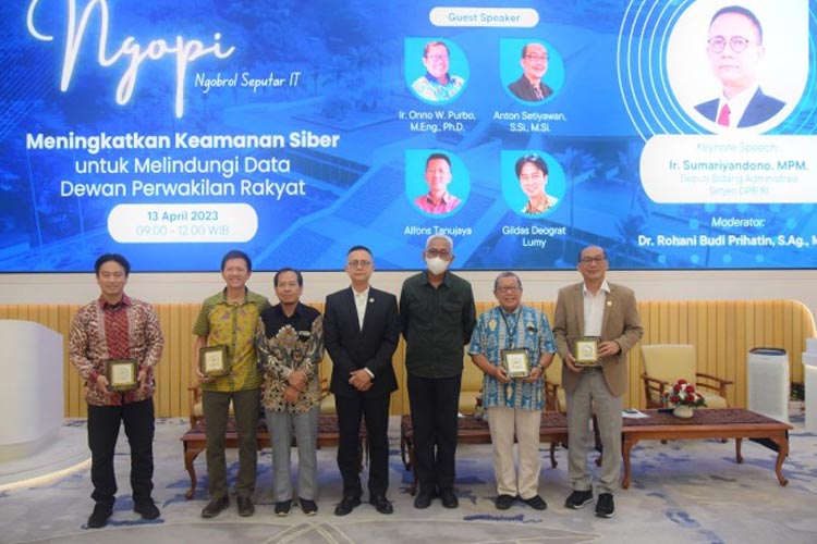 Tingkatkan Keamanan Siber, Pustekinfo DPR RI Gelar FGD