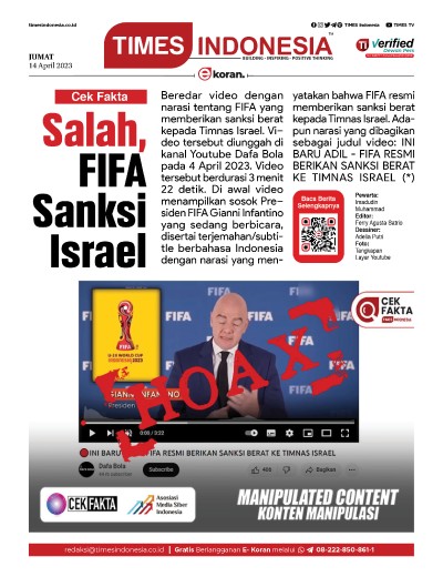 Edisi Jumat, 14 April 2023: E-Koran, Bacaan Positif Masyarakat 5.0