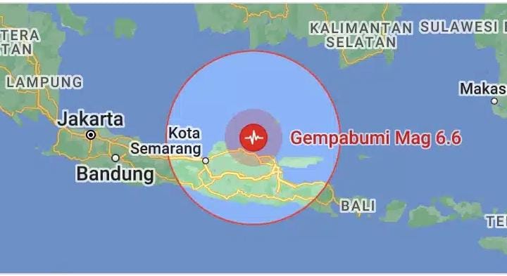 BREAKING NEWS: Gempa Bumi 6,6 SR Guncang Tuban, Tak Berpotensi Tsunami ...