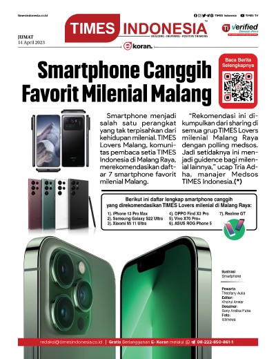 Edisi Jumat, 14 April 2023: E-Koran, Bacaan Positif Masyarakat 5.0