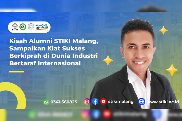 Kisah Alumni STIKI Malang, Sampaikan Kiat Sukses Berkiprah di Dunia Industri Bertaraf Internasional