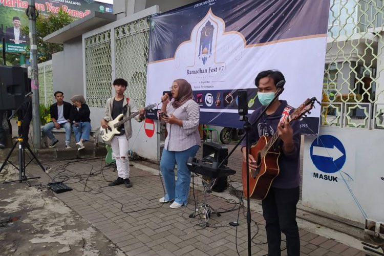 Rangkaian kegiatan Ramadhan Fest UKM Musik Gaung 193 Unisma Malang. (FOTO: AJP TIMES Indonesia)