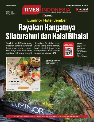 Edisi Minggu, 16 April 2023: E-Koran, Bacaan Positif Masyarakat 5.0