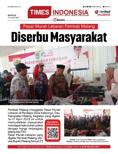 Edisi Minggu, 16 April 2023: E-Koran, Bacaan Positif Masyarakat 5.0