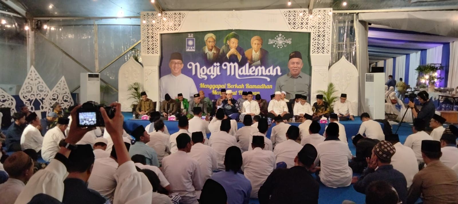 Acara Maleman di Rumah PAN Jatim di Surabaya bersama KH Marzuki Mustamar. (Foto: PAN Jatim for TIMES Indonesia)