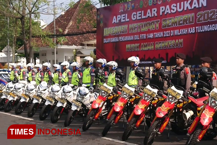 Antisipasi Kerawanan di Masa Lebaran, Polres Tulungagung Terjunkan 540 Personel Gabungan