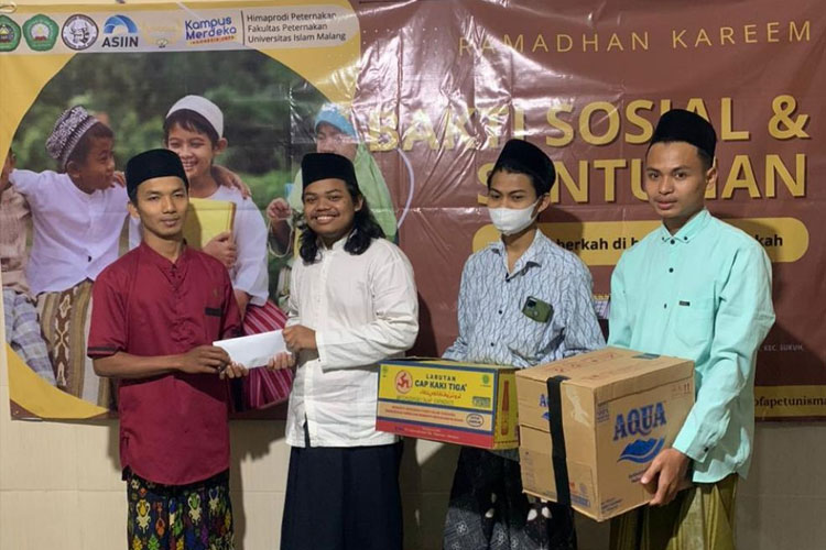 Ramadan Himaprodi Peternakan Fapet Unisma Malang Bersama Anak Yatim Piatu