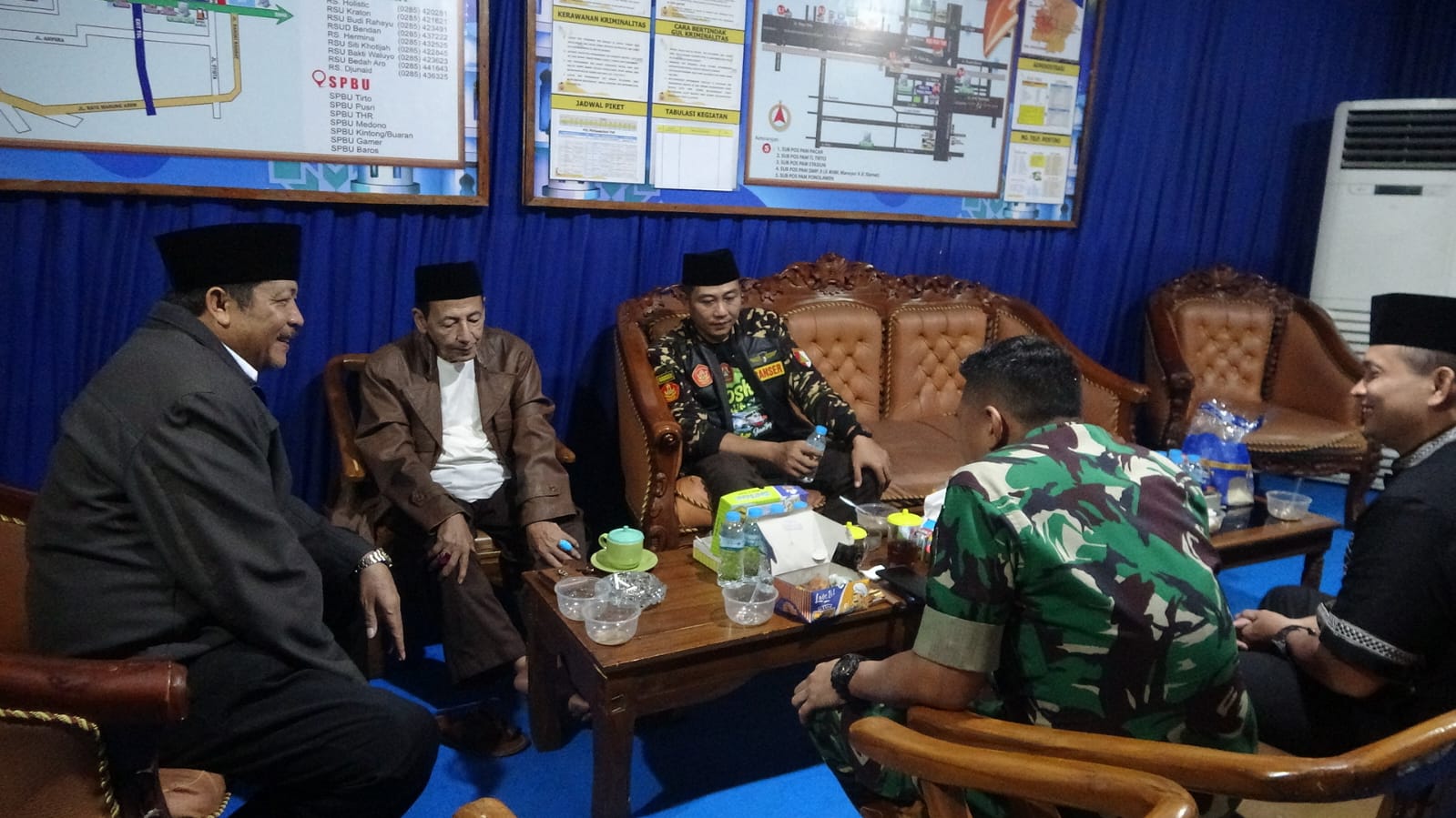 Dandim, Kapolres dan Walikota Pekalongan Tinjau Posko Mudik