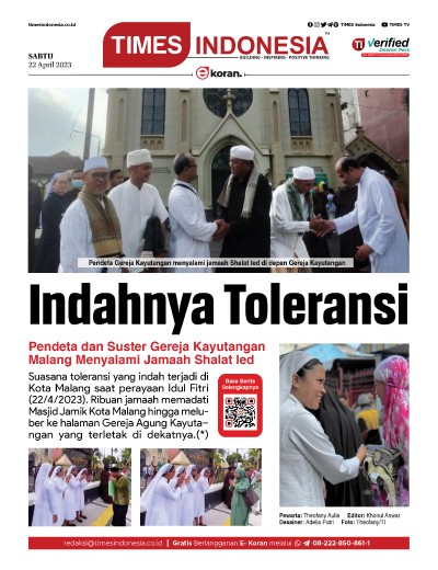 Edisi Sabtu, 22 April 2023: E-Koran, Bacaan Positif Masyarakat 5.0