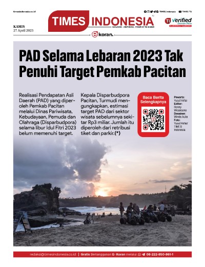 Edisi Kamis, 27 April 2023: E-Koran, Bacaan Positif Masyarakat 5.0