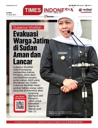 Edisi Kamis, 27 April 2023: E-Koran, Bacaan Positif Masyarakat 5.0