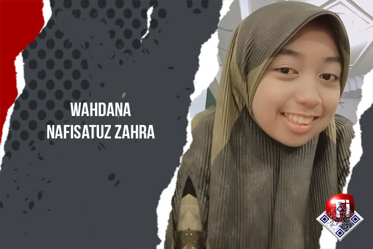 Wahdana Nafisatuz Zahra, Siswa Madrasah Aliyah Nurul Jadid (MANJ) Peminatan Keagamaan (PK) Paiton Probolinggo dan Wakil Pimpinan Redaksi Majalah KHARISMA.