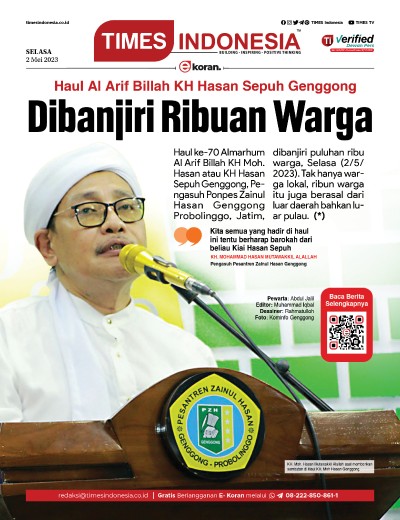Edisi Selasa, 2 Mei 2023: E-Koran, Bacaan Positif Masyarakat 5.0