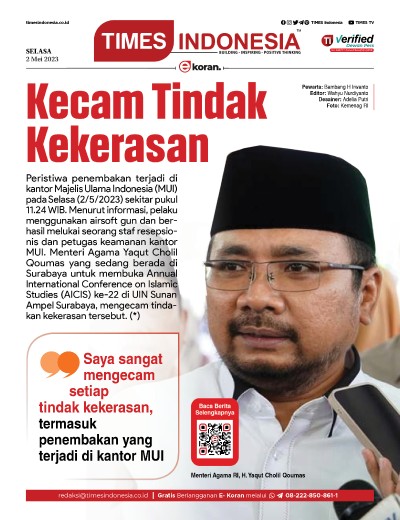 Edisi Selasa, 2 Mei 2023: E-Koran, Bacaan Positif Masyarakat 5.0