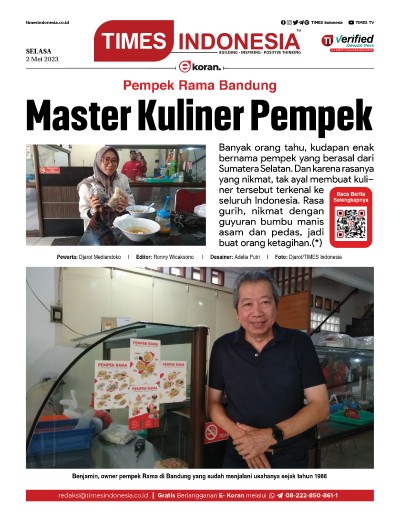 Edisi Selasa, 2 Mei 2023: E-Koran, Bacaan Positif Masyarakat 5.0