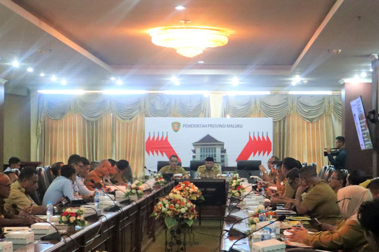 Pemprov Maluku Gelar Rapat Gerbangdutas 2023 dan Kunker Menkopolhukam-Mendagri