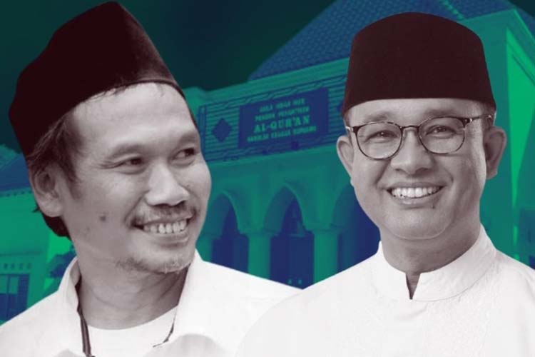 Jadi Capres 2024, Ganjar Pranowo dan Anies Baswedan Silaturahmi ke Gus Baha