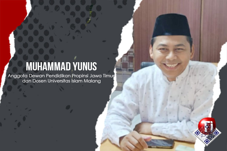 Muhammad Yunus, Dosen Universitas Islam Malang, Anggota Dewan Pendidikan Propinsi Jawa Timur dan Anggota Pengurus Wilayah Lembaga Pendidikan Ma’arif Jawa Timur.
