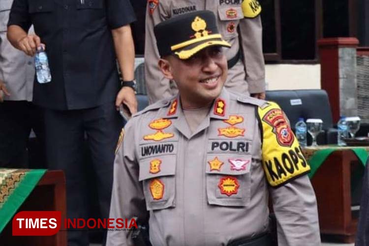 Kapolres Majalengka, AKBP Indra Novianto. (FOTO: Jaja Sumarja/TIMES Indonesia)