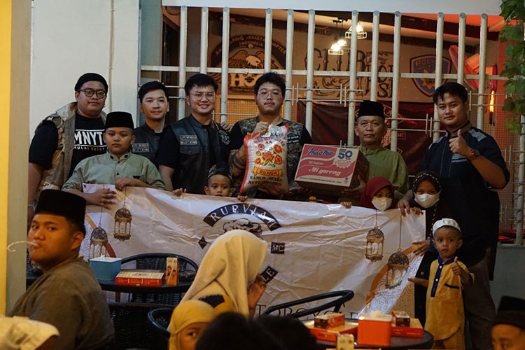 Tidak Ugal Ugalan dan Menjadi Panutan bikers lain, Rupviah Motorcycle Peduli Sesama