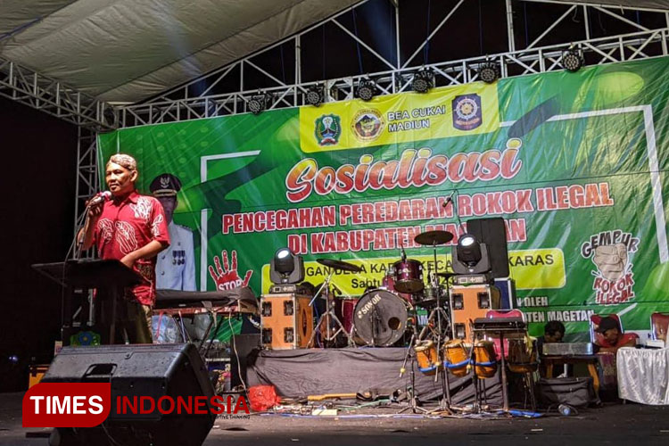 Pemkab Magetan dan Bea Cukai Madiun Ajak Warga Karas Gempur Rokok Ilegal