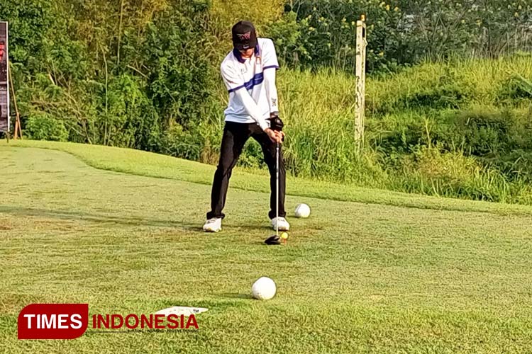 Suasana kegiatan turnamen Golf di Malang. (Foto: Dok. HDCI Malang for TIMES Indonesia)