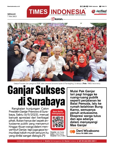 Edisi Minggu, 7 Mei 2023: E-Koran, Bacaan Positif Masyarakat 5.0