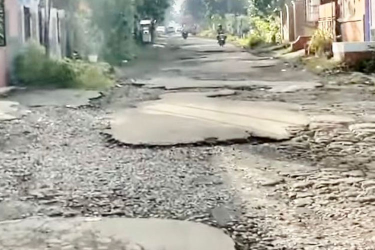 Ini 5 Kecamatan dengan Jalan Rusak Terparah di Kabupaten Probolinggo
