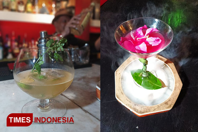 Mixologist Lara Djonggrang menciptakan berbagai variant cocktail yang diracik dengan bahan dasar asli Indonesia.