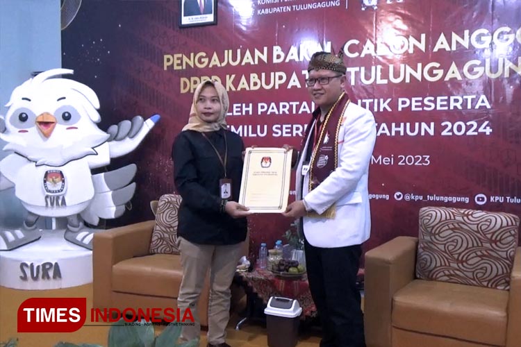 Jadi Pendaftar Pertama, 50 Berkas Bacaleg PKS Dinyatakan Lengkap dan Diterima KPU Tulungagung