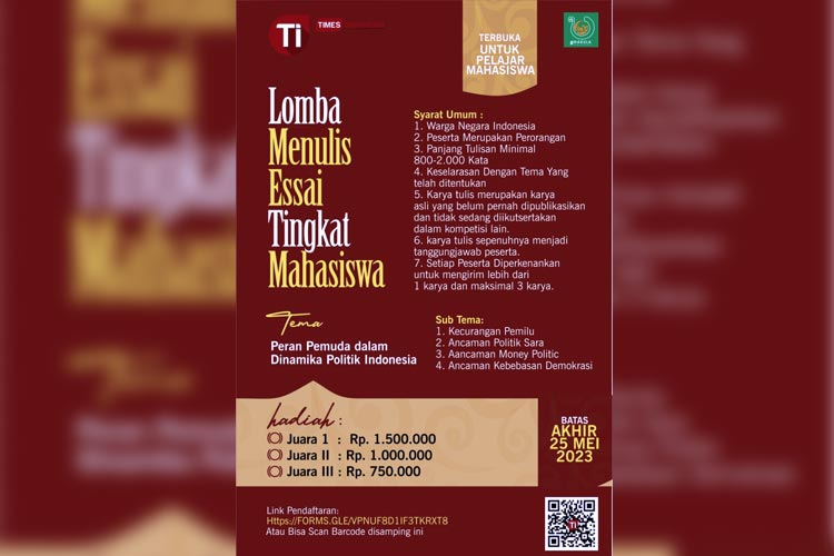 Gandeng TIMES Indonesia, NAKULA Gelar Lomba Menulis Esai Untuk ...