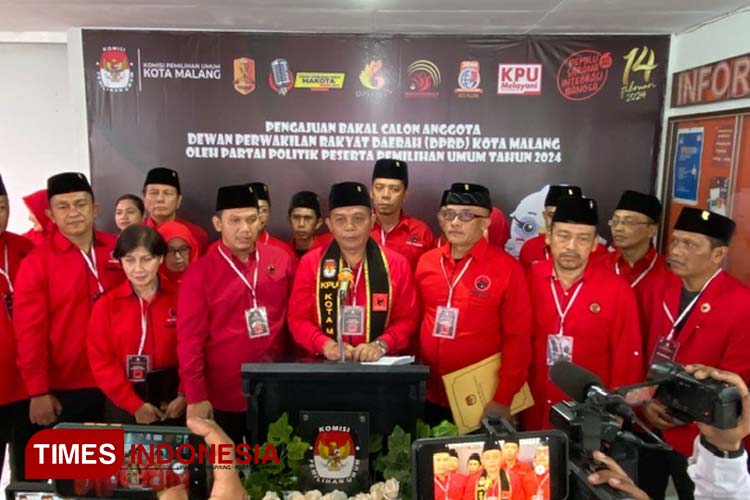 Siap Bersaing di Pemilu 2024, DPC PDI Perjuangan Kota Malang Targetkan 16 Kursi
