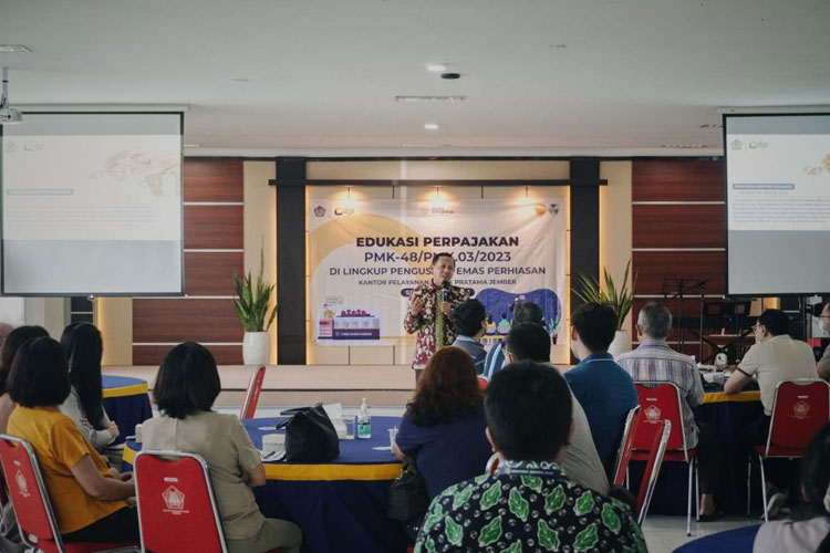 Gandeng Pengusaha Emas, KPP Pratama Jember Gelar Sosialisasi Aturan Terbaru Pajak Emas