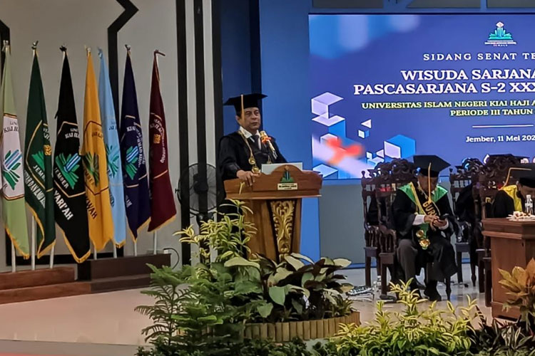 Wisuda UIN KHAS Jember, Rektor Mohon Doa Restu Untuk Pembangunan Kampus II di Lumajang