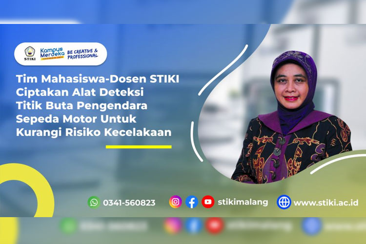 Tim Mahasiswa-Dosen STIKI Ciptakan Alat Deteksi Titik Buta Pengendara Sepeda Motor Untuk Kurangi Risiko Kecelakaan