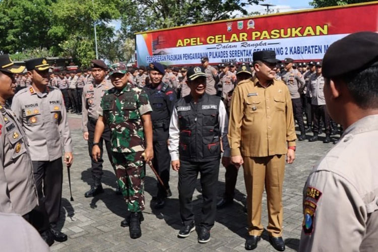 Pilkades Kabupaten Malang Diikuti 56 Desa, Polres Malang Terjunkan Ribuan Personil