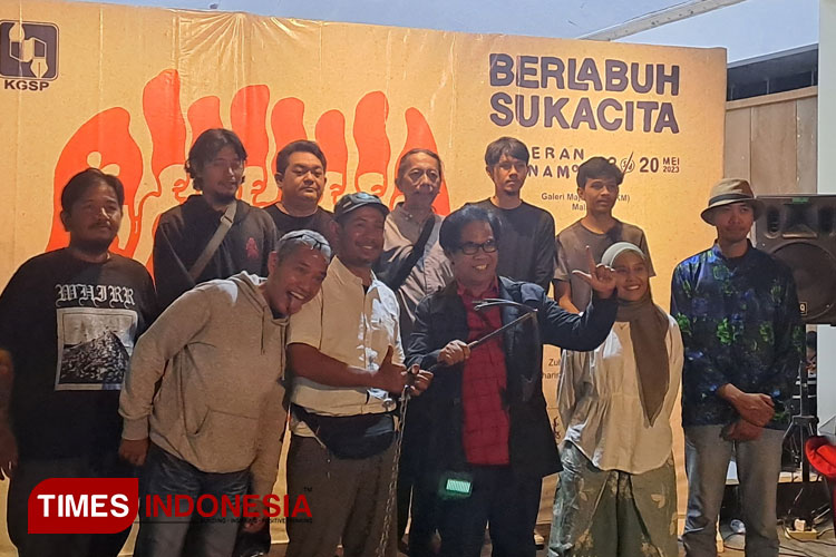 Pameran 'Berlabuh Sukacita', Upaya Perupa KGSP Pasuruan Jalin Silaturahmi