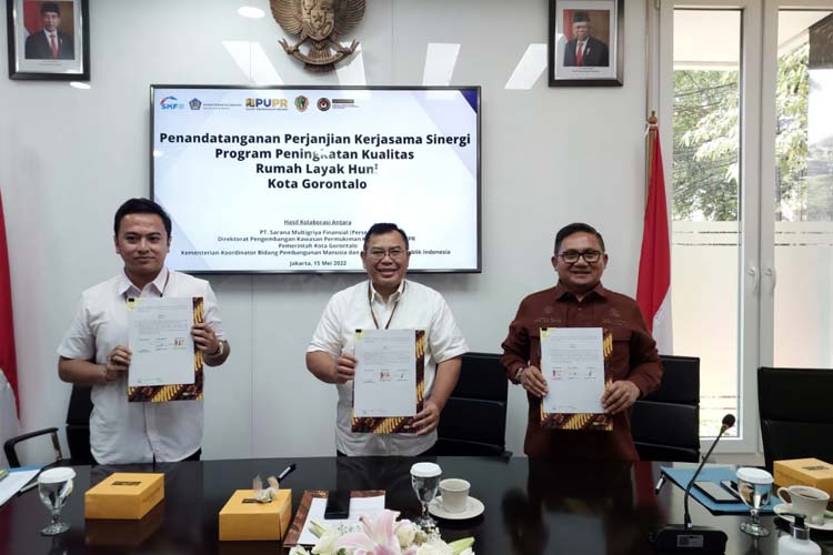 Pemkot Gorontalo dan PT SMF Jalin Kerja Sama Peningkatan Rumah Layak Huni