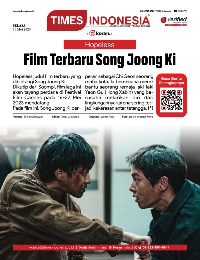 Edisi Selasa, 16 Mei 2023: E-Koran, Bacaan Positif Masyarakat 5.0
