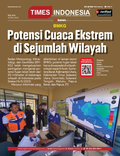 Edisi Selasa, 16 Mei 2023: E-Koran, Bacaan Positif Masyarakat 5.0