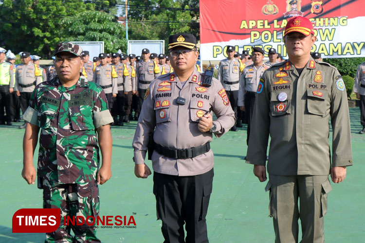 Solusi Kamtibmas, Polres Indramayu Serentak Ikut Luncurkan Polisi RW