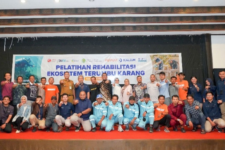 Rehabilitasi Terumbu, Pupuk Kaltim Kembangkan Metode Transplantasi dan Taman Laut